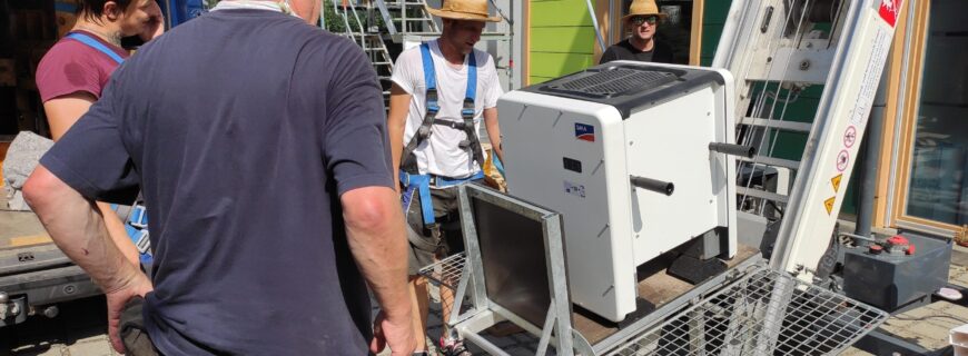 Baubeginn NEOS Solar 12