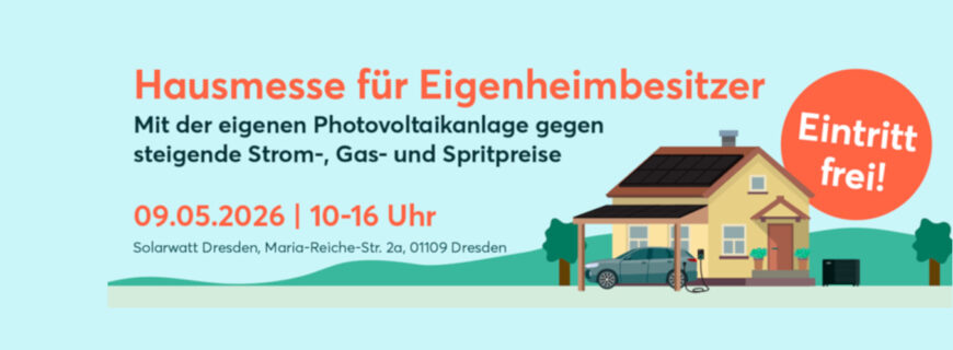 egNEOS bei SOLARWATT Hausmesse am 9.5.2026